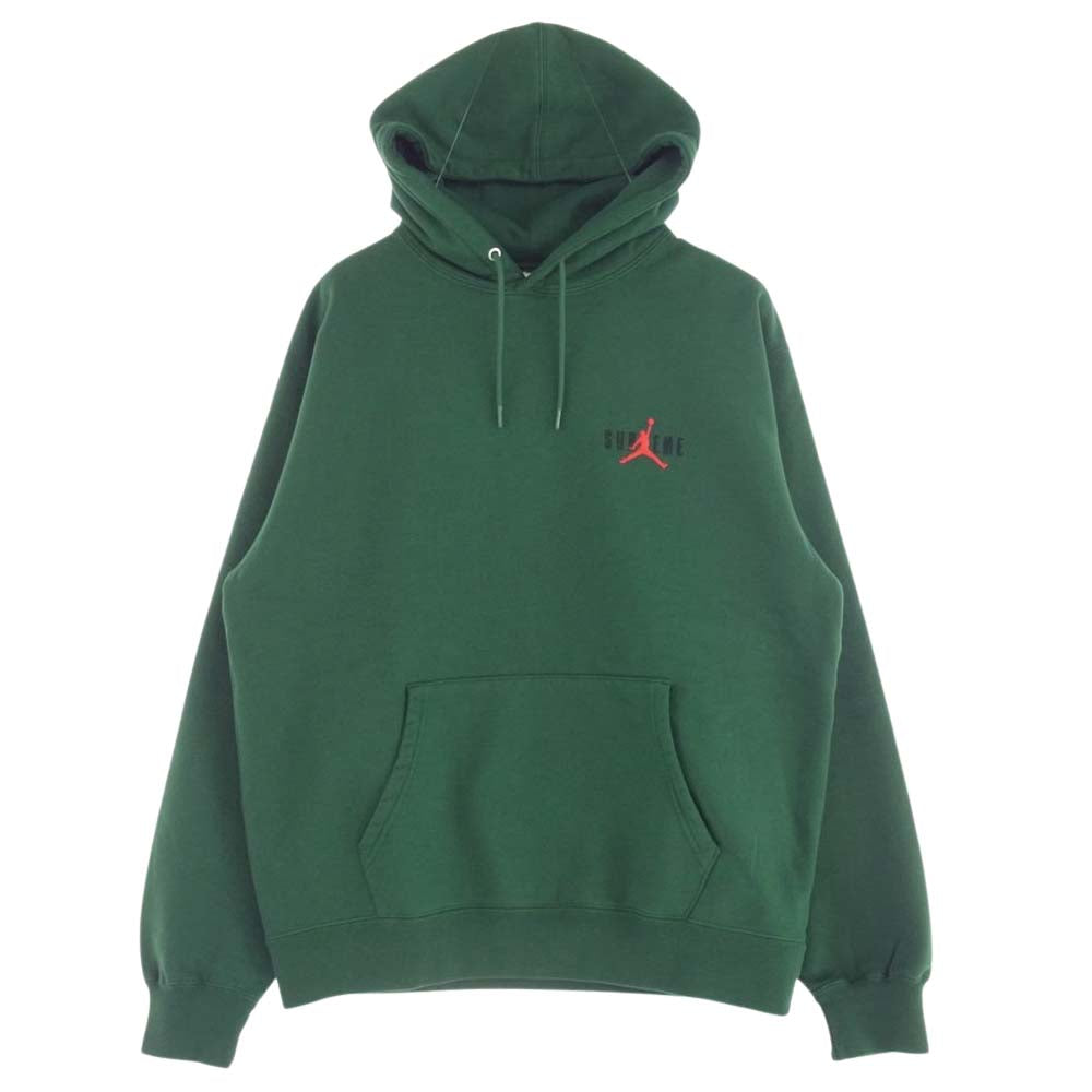 Supreme シュプリーム 24AW Jordan Hooded Sweatshirt ジョーダン フーデッド スウェットシャツ フーディ―  パーカー グリーン系 M【美品】【中古】