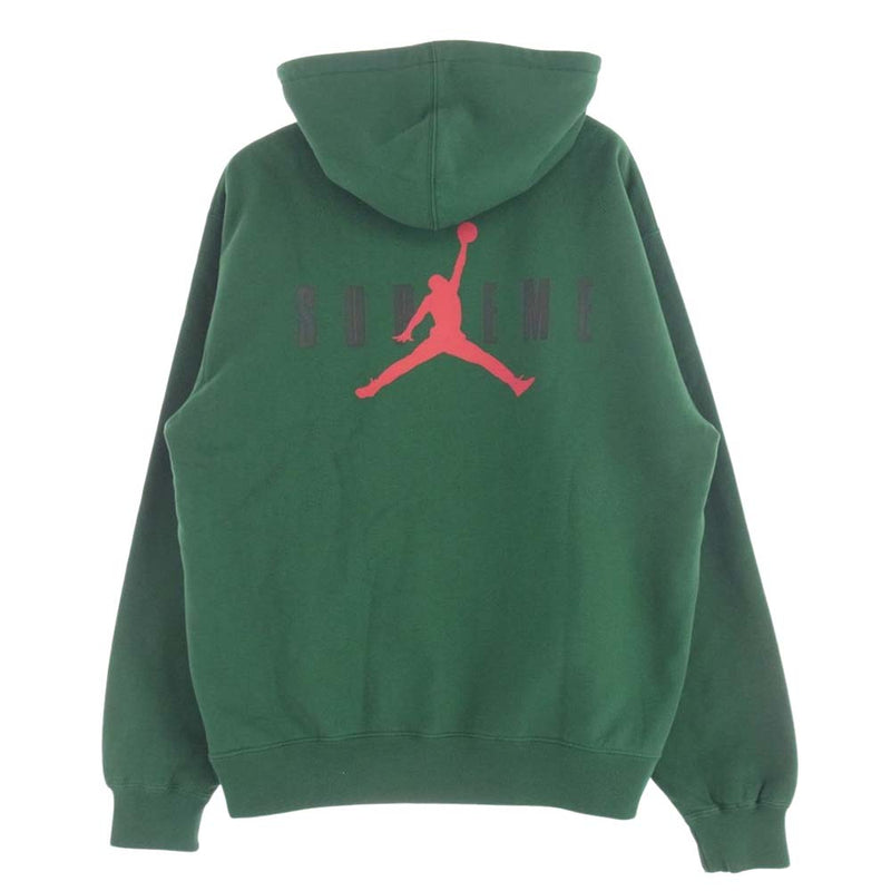 Supreme シュプリーム 24AW Jordan Hooded Sweatshirt ジョーダン フーデッド スウェットシャツ フーディ―  パーカー グリーン系 M【美品】【中古】