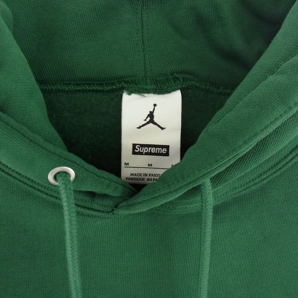 Supreme シュプリーム 24AW Jordan Hooded Sweatshirt ジョーダン フーデッド スウェットシャツ フーディ―  パーカー グリーン系 M【美品】【中古】