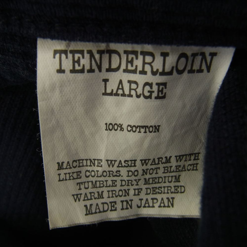 TENDERLOIN テンダーロイン T-OVERALLS OVERALL オーバーオール ツナギ コーデュロイ サロペット ネイビー系 L【中古】