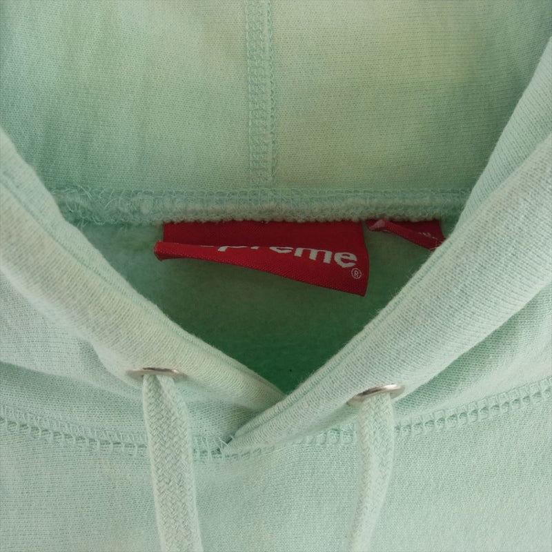 Supreme シュプリーム 17AW Box Logo Hooded Sweatshirt ボックスロゴ フーデット スウェット プルオーバー パーカー ライトブルー系 XL【中古】