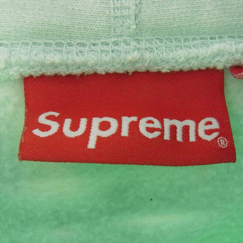 Supreme シュプリーム 17AW Box Logo Hooded Sweatshirt ボックスロゴ フーデット スウェット プルオーバー パーカー ライトブルー系 XL【中古】