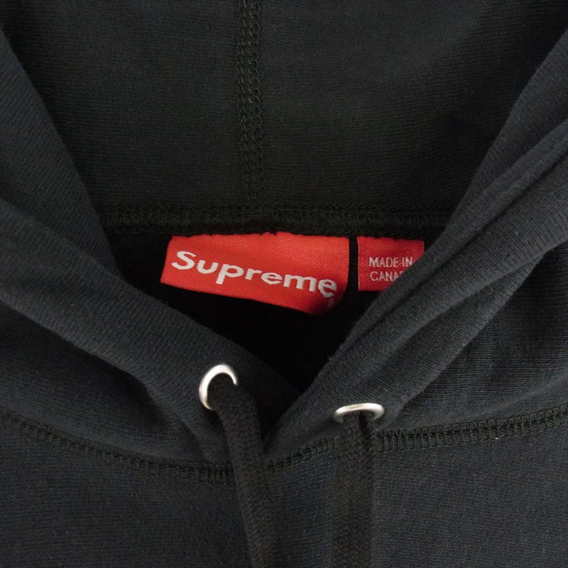 Supreme シュプリーム × Swarovski スワロフスキー 21SS S Logo Hooded Sweatshirt Sロゴ フーデット プルオーバー パーカー ブラック系 L【新古品】【未使用】【中古】