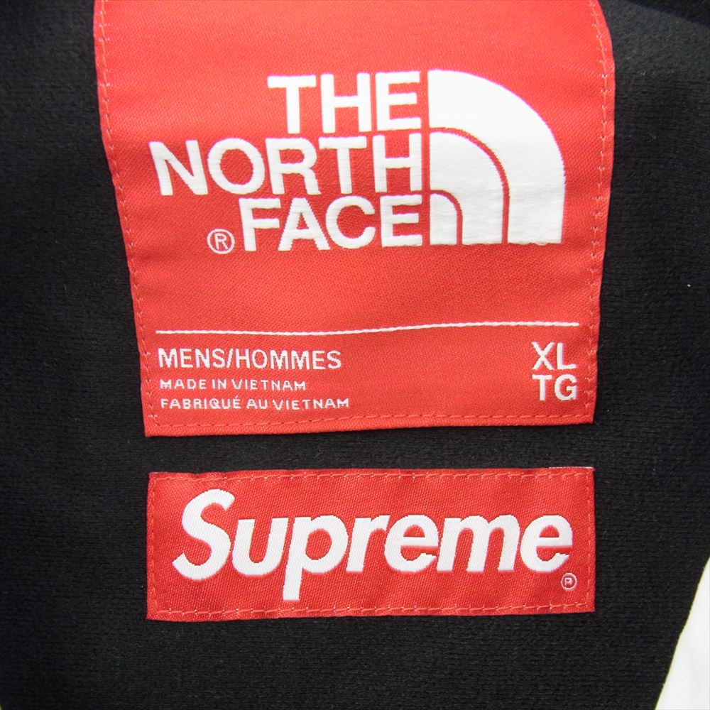 Supreme シュプリーム × THE NORTH FACE ノースフェイス 21AW NP52102I Steep Tech Apogee Jacket マウンテンパーカー ホワイト系 ブラック系 XL【中古】