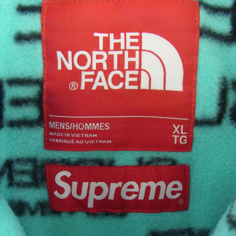 Supreme シュプリーム × THE NORTH FACE ノースフェイス 21AW NA52101I Steep Tech Fleece Jacket スティープテック フリース ジャケット ブルー系 ブラック系 XL【新古品】【未使用】【中古】