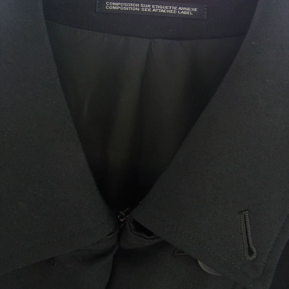 Yohji Yamamoto ヨウジヤマモト 19SS HC-J31-100 ウールキャバジン ナポレオン ロング コート 2【中古】