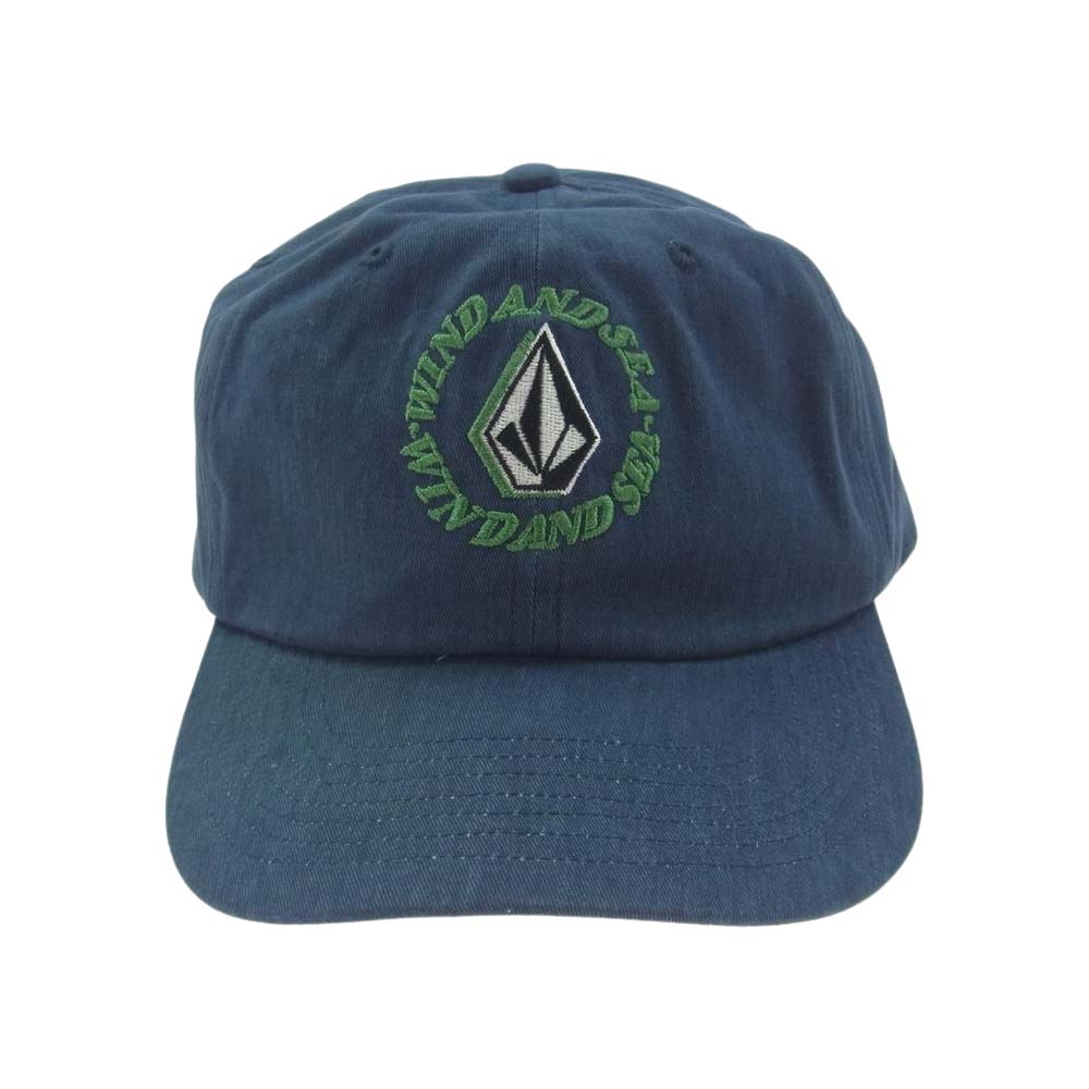 WIND AND SEA ウィンダンシー WDS-C-VOL-24-Q4-AC-01 VOLCOM Dad Hat ポルコム キャップ ネイビー系 F【極上美品】【中古】