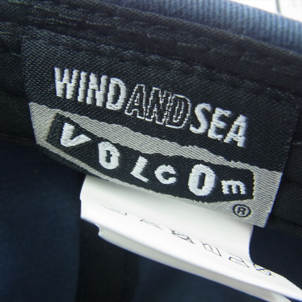 WIND AND SEA ウィンダンシー WDS-C-VOL-24-Q4-AC-01 VOLCOM Dad Hat ポルコム キャップ ネイビー系 F【極上美品】【中古】