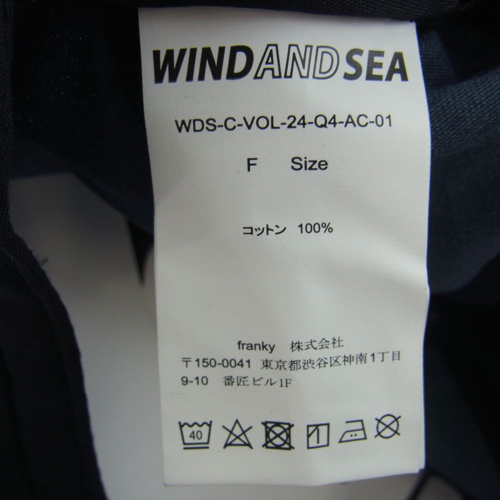 WIND AND SEA ウィンダンシー WDS-C-VOL-24-Q4-AC-01 VOLCOM Dad Hat ポルコム キャップ ネイビー系 F【極上美品】【中古】