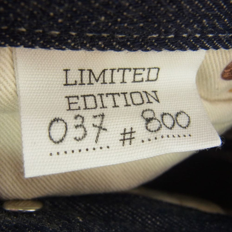 Levi's リーバイス 800本限定 VINTAGE CLOTHING LVC 1922 501XX KATAKANA カタカナ デニム パンツ インディゴブルー系 3234【新古品】【未使用】【中古】