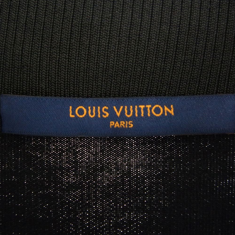 LOUIS VUITTON ルイ・ヴィトン 21aw HLY92W フラワー バンド トラック ジャケット ブラック系 L【中古】