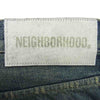 NEIGHBORHOOD ネイバーフッド 242XBNH-PTM09 SAVAGE DENIM DP MID PANTS サベージ デニム  ダメージ 加工 パンツ インディゴブルー系 L【極上美品】【中古】