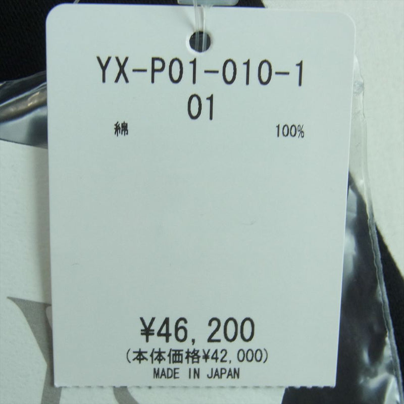 Y's Yohji Yamamoto ワイズ ヨウジヤマモト YX-P01-010 サイド ジップ ボタン ダウン スウェット パンツ ブラック系 1【美品】【中古】