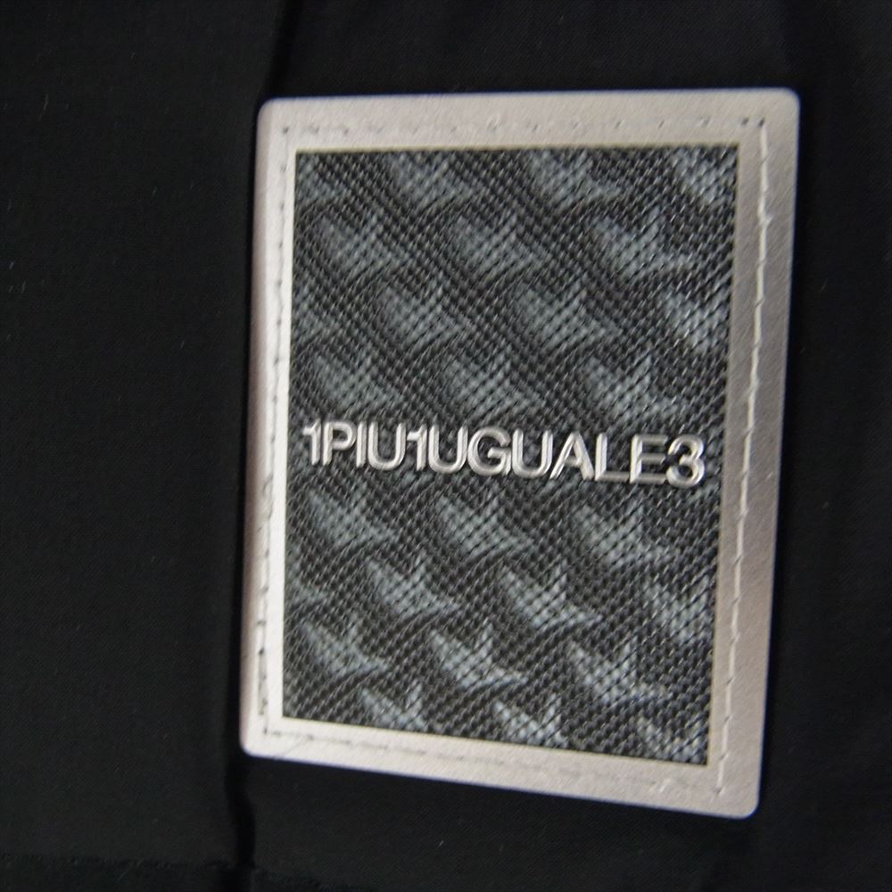 1piu1uguale3 ウノピュウノウグァーレトレ MRB592 NYU054 4WAY STAND VEST ダウン ベスト ブラック系 IV【美品】【中古】