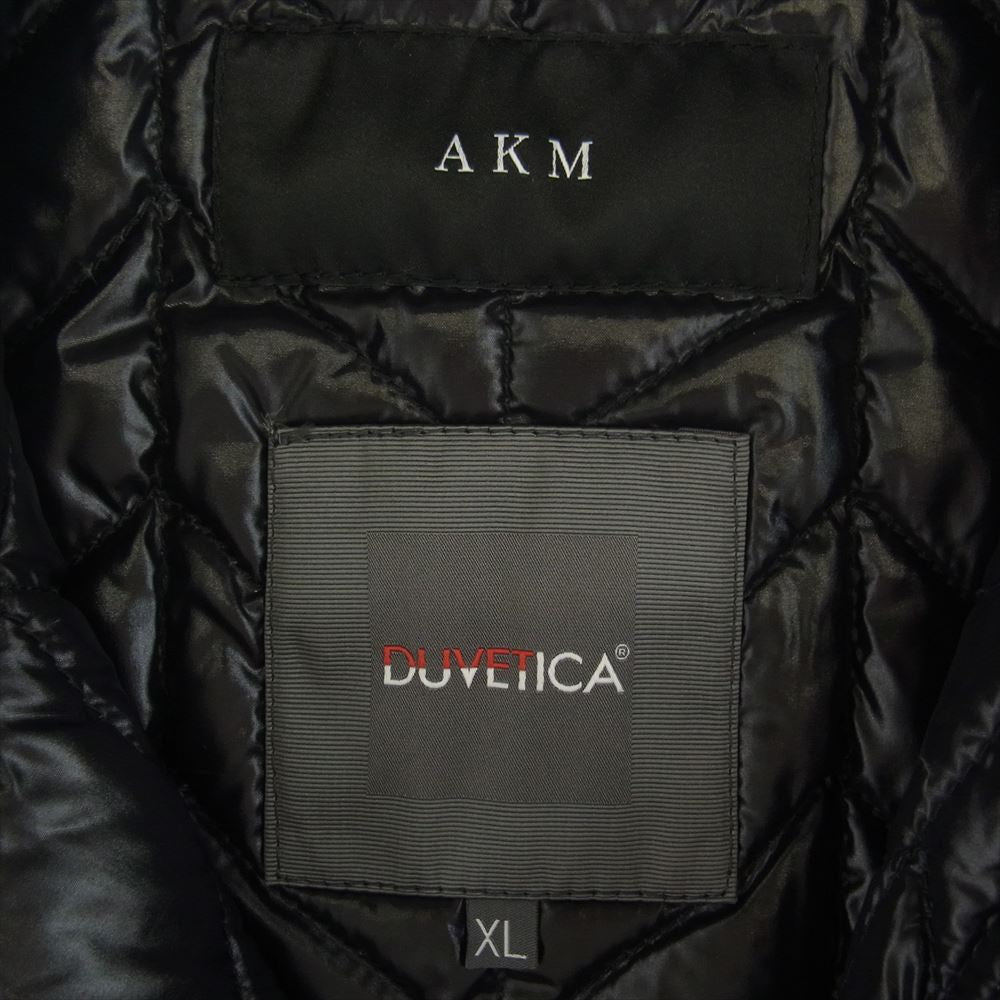 AKM エイケイエム DUVETICA デュベティカ ダウンジャケット ブルゾン ナイロン ブラック系 XL【中古】