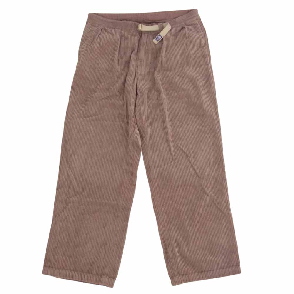 THE NORTH FACE ノースフェイス NT5263N PURPLE LABEL Garment Dye Corduroy Wide Pants パープルレーベル ガーメントダイ コーデュロイ ワイド パンツ ピンク系 36【中古】