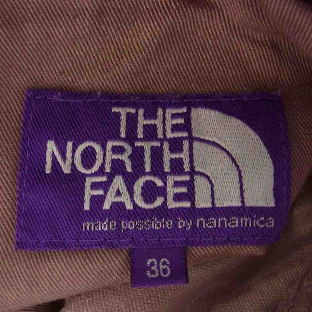 THE NORTH FACE ノースフェイス NT5263N PURPLE LABEL Garment Dye Corduroy Wide Pants パープルレーベル ガーメントダイ コーデュロイ ワイド パンツ ピンク系 36【中古】