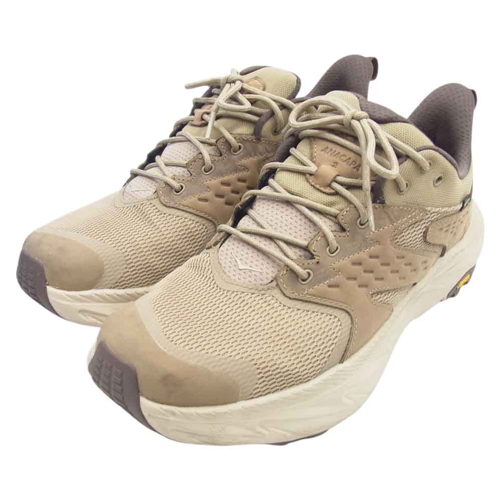 HOKA ONE ONE ホカ オネオネ 1141632 ANACAPA 2 LOW GTX アナカパロー ゴアテックス ローカット スニーカー ブラウン系 28.5cm【中古】