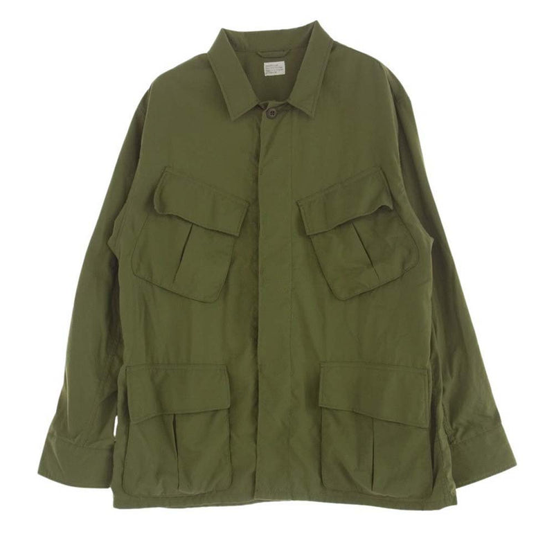 ADDICT CLOTHES アディクトクローズ 22SS NYLON FATIGUE JACKET ACV-SJK01 ナイロン ファティーグ ミリタリージャケット カーキ系【中古】