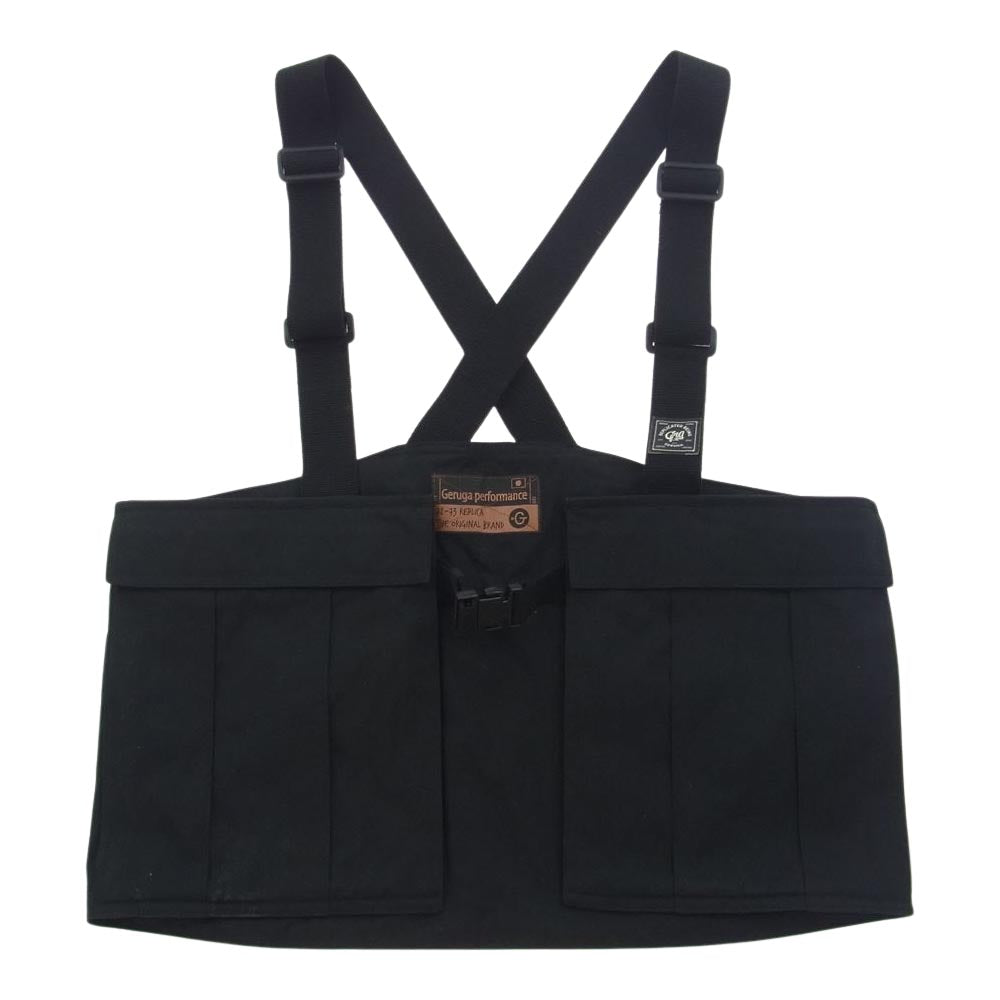 GERUGA ゲルガ Performance パフォーマンス STORAGE VEST ストレージ ベスト ブラック系 size記載無し【中古】