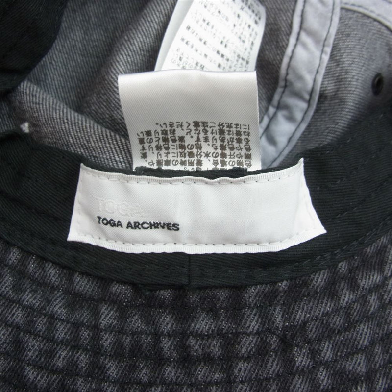 TOGA トーガ 24SS TC241-AA518 ×BOY’S OWN Bucket hat BOY’S OWN SP バケット ハット ブラック系 M【中古】