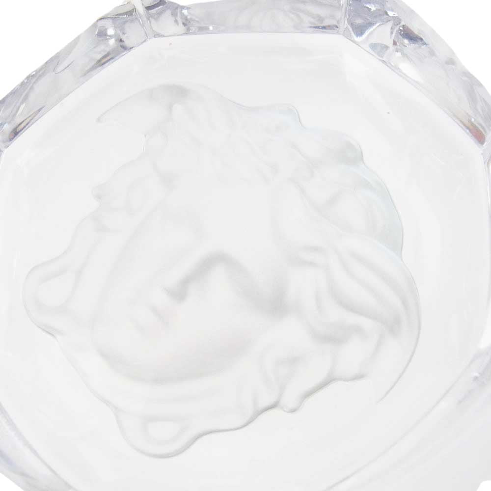 VERSACE ヴェルサーチ メドゥーサ クリスタル アッシュ トレイ  灰皿 クリア系【中古】