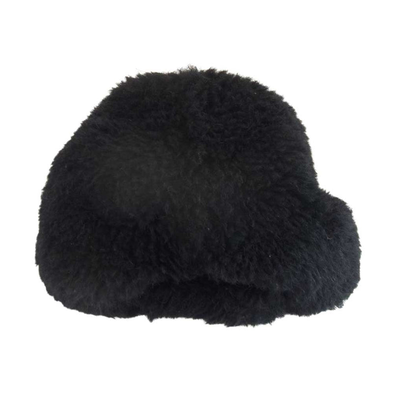 MAX MARA マックスマーラ GIMMY TEDDY BASEBALL CAP  テディベア ベースボール キャップ ブラック系 57【中古】