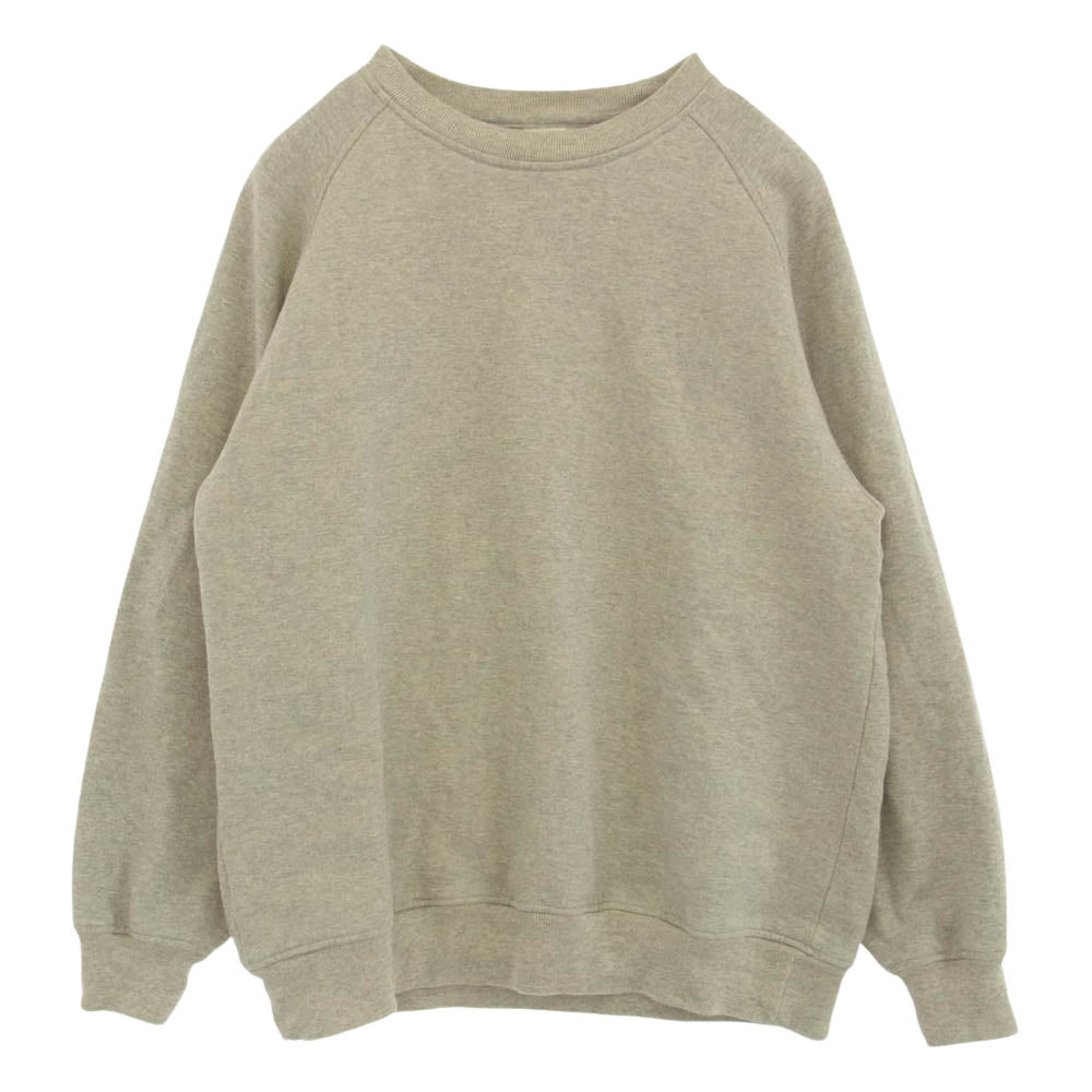 COMOLI コモリ 23AW Y03-05002 コットン吊裏毛 クルーネック トレーナー スウェット グレー系 2【中古】
