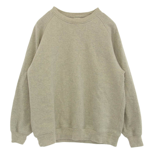 COMOLI コモリ 23AW Y03-05002 コットン吊裏毛 クルーネック トレーナー スウェット グレー系 2【中古】