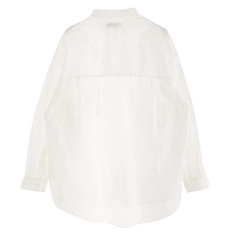 GRAPHPAPER グラフペーパー 23SS GM193-50107B Broad L/S Oversized Regular Collar Shirt オーバーサイズド レギュラー カラー シャツ ホワイト系 F【中古】