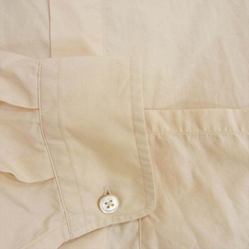 AURALEE オーラリー 20AW A20AS02TN WASHED FINX TWILL BIG SHIRTS 長袖 レギュラーカラー シャツ ベージュ系 4【中古】