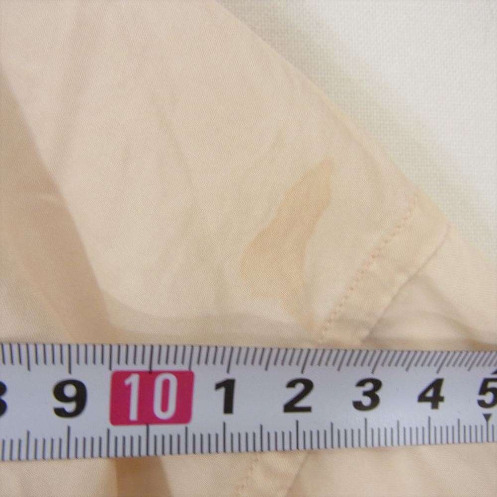 AURALEE オーラリー 20AW A20AS02TN WASHED FINX TWILL BIG SHIRTS 長袖 レギュラーカラー シャツ ベージュ系 4【中古】
