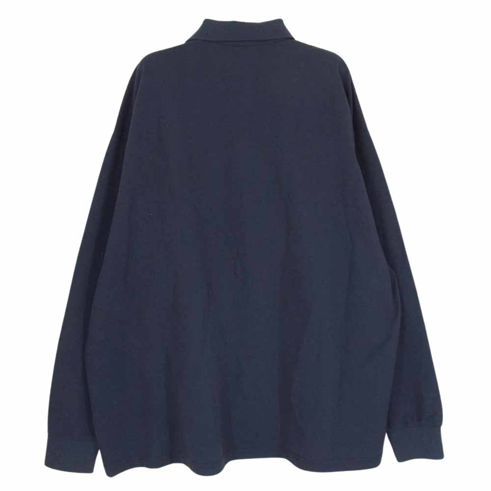 FreshService フレッシュサービス FSW-23-CS-100 PIQUE JERSEY L/S 長袖 ロングスリーブ ポロシャツ ネイビー系 M【中古】