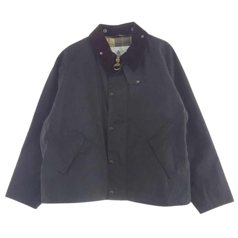 Barbour バブアー mwx1678sg91 TRANSPORT WAX トランスポート ジャケット オイルド ジャケット ブルゾン カーキ系 ダークグリーン系 40【中古】