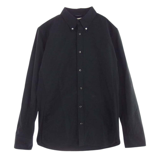 junhashimoto ジュンハシモト 1060000003 SIDE JERSEY SHORT B.D SHIR ボタンダウン 長袖 シャツ ブラック系 5【中古】