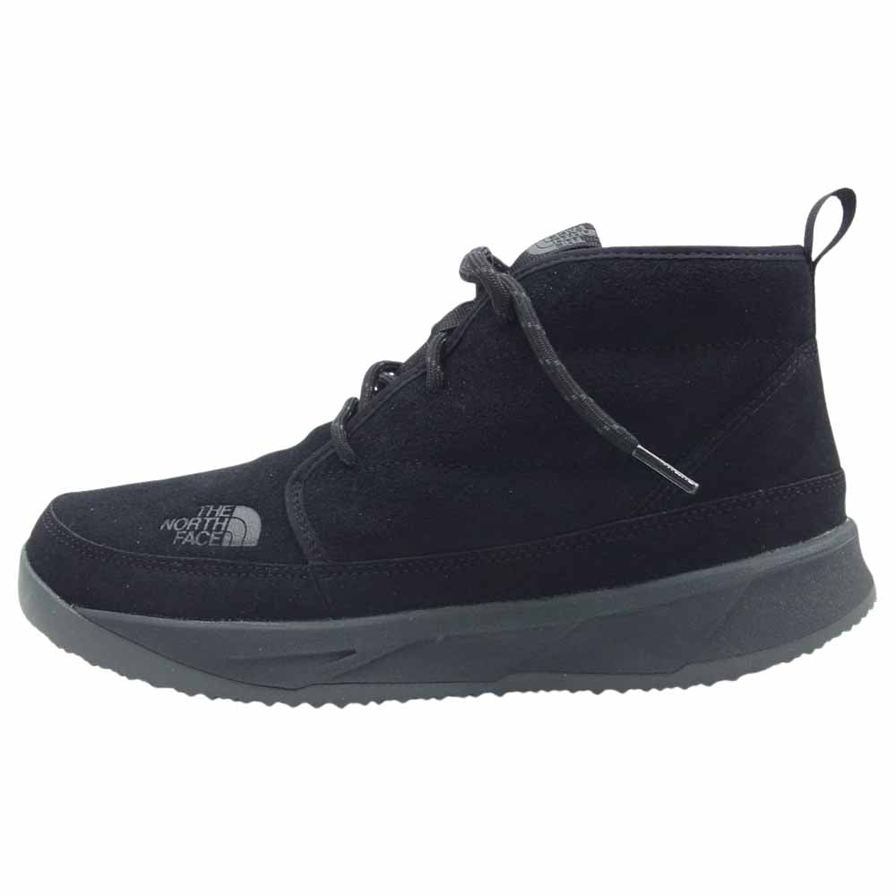 THE NORTH FACE ノースフェイス NF02373 NUPTSE CHUKKA SUEDE ヌプシ チャッカ ブーツ スエード スニーカー ミッドカット ブラック系 27cm【中古】