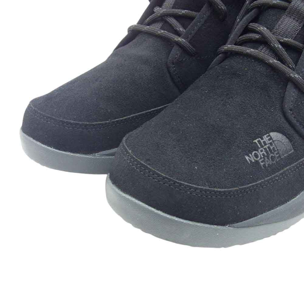 THE NORTH FACE ノースフェイス NF02373 NUPTSE CHUKKA SUEDE ヌプシ チャッカ ブーツ スエード スニーカー ミッドカット ブラック系 27cm【中古】