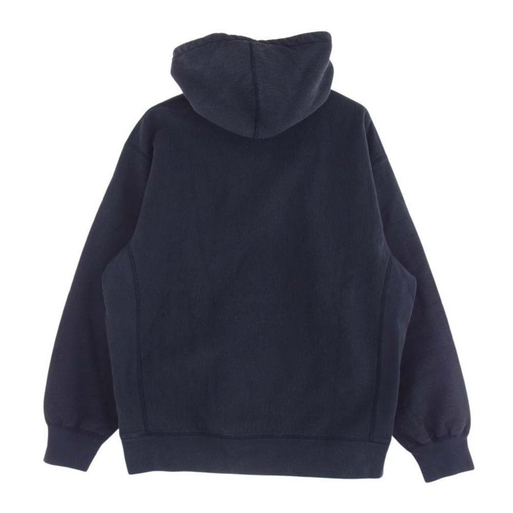 Supreme シュプリーム RN101837 CROSS BOX LOGO Hooded Sweatshirt クロス ボックス ロゴ パーカー ネイビー系 XL【中古】