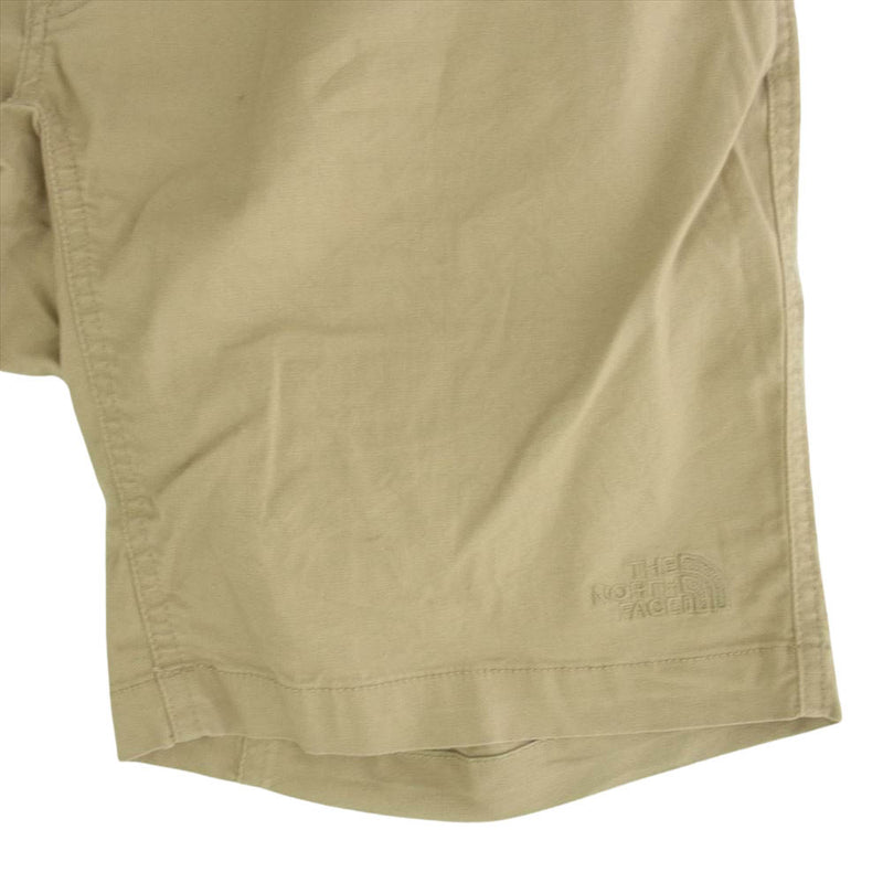 THE NORTH FACE ノースフェイス NB41941 Cotton OX Light Short コットン オックスライト ショーツ ベージュ系 XL【中古】