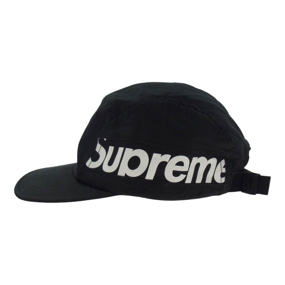 Supreme シュプリーム 18AW Side Panel Camp Cap  サイドパネル ロゴ キャンプ キャップ ブラック系【中古】