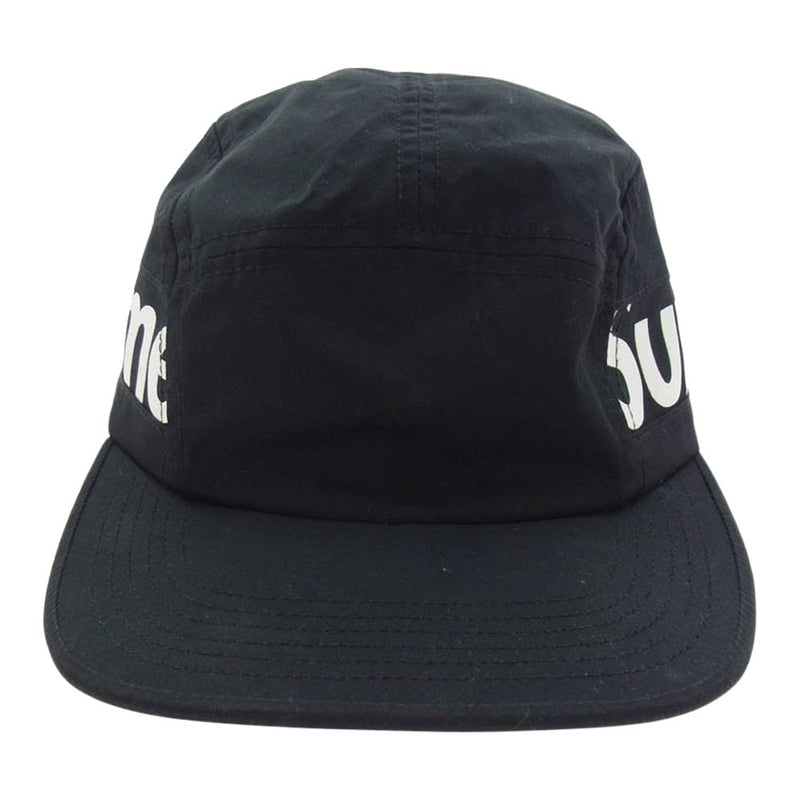 Supreme シュプリーム 18AW Side Panel Camp Cap  サイドパネル ロゴ キャンプ キャップ ブラック系【中古】