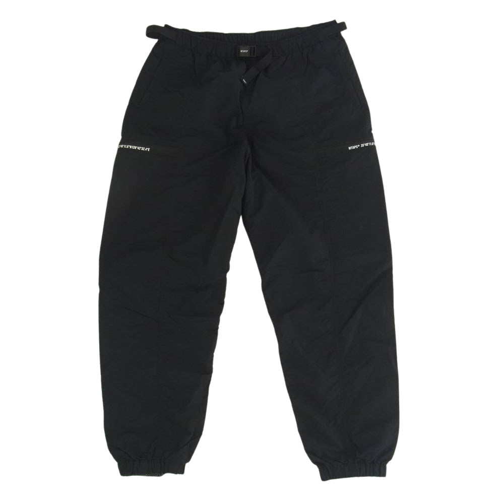 WTAPS ダブルタップス 23AW 232BRDT-PTM05 SP 20 Trousers Nylon ナイロン トラウザーズ リブ パンツ ブラック系 X03【中古】