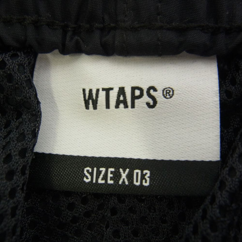 WTAPS ダブルタップス 23AW 232BRDT-PTM05 SP 20 Trousers Nylon ナイロン トラウザーズ リブ パンツ ブラック系 X03【中古】