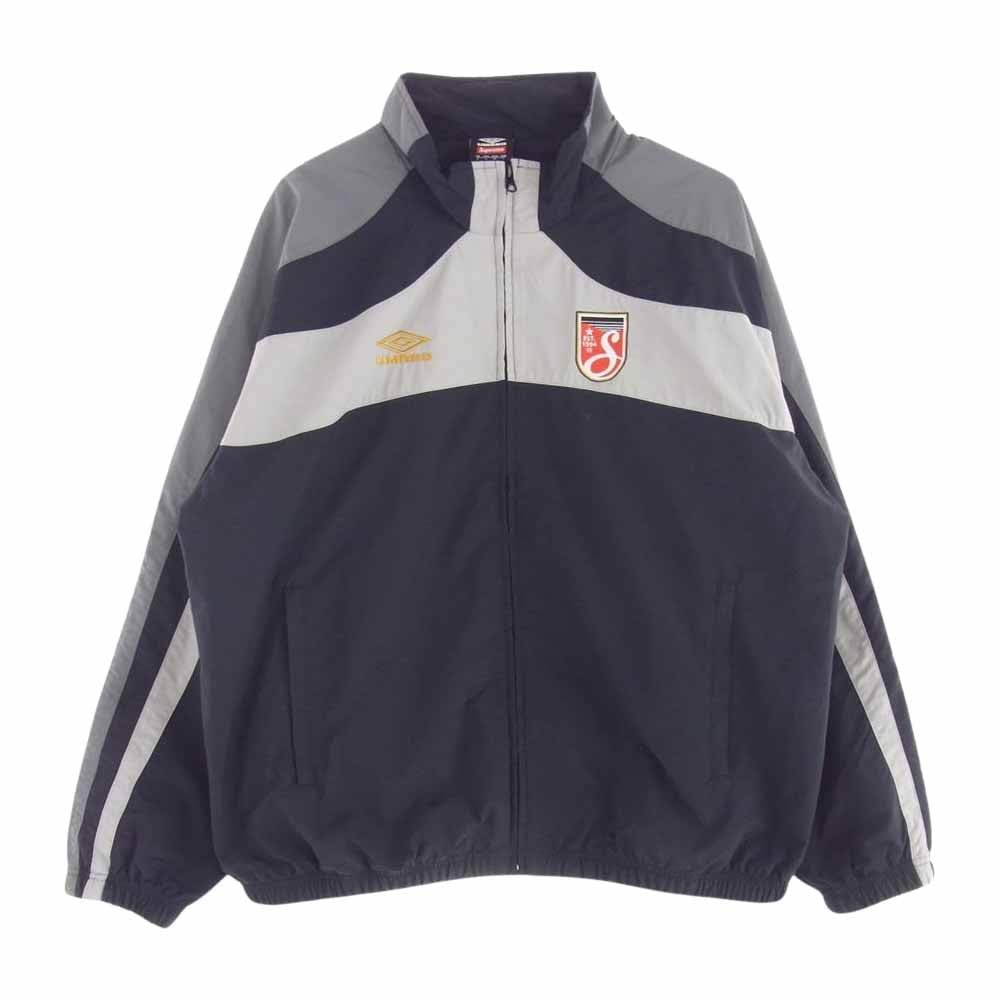 Supreme シュプリーム 23SS × Umbro Track Jacket アンブロ トラック ジャケット ブルゾン ブラック系 グレー系 L【中古】