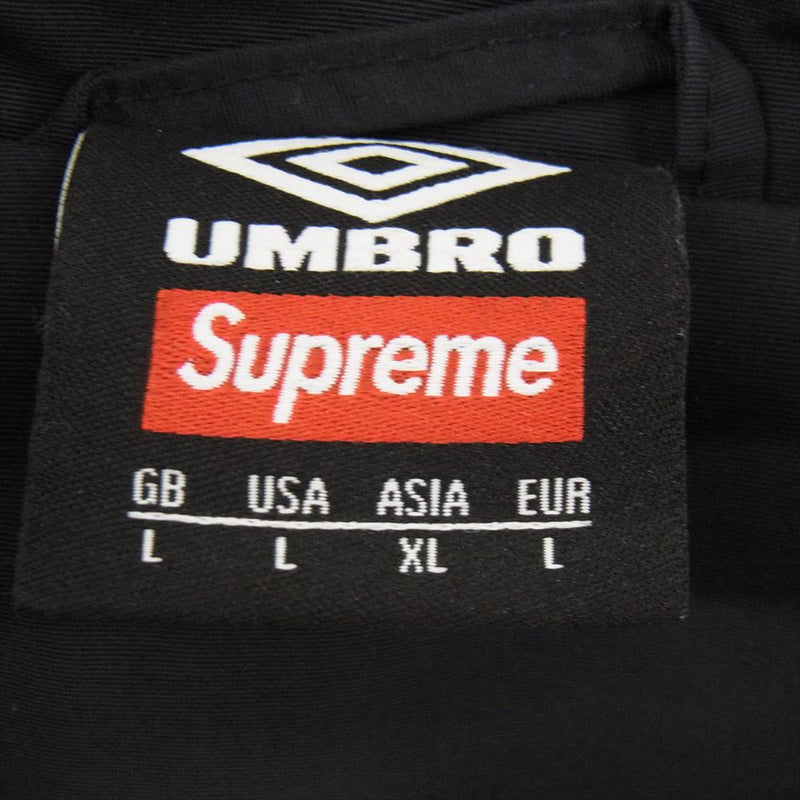 Supreme シュプリーム 23SS × Umbro Track Jacket アンブロ トラック ジャケット ブルゾン ブラック系 グレー系 L【中古】