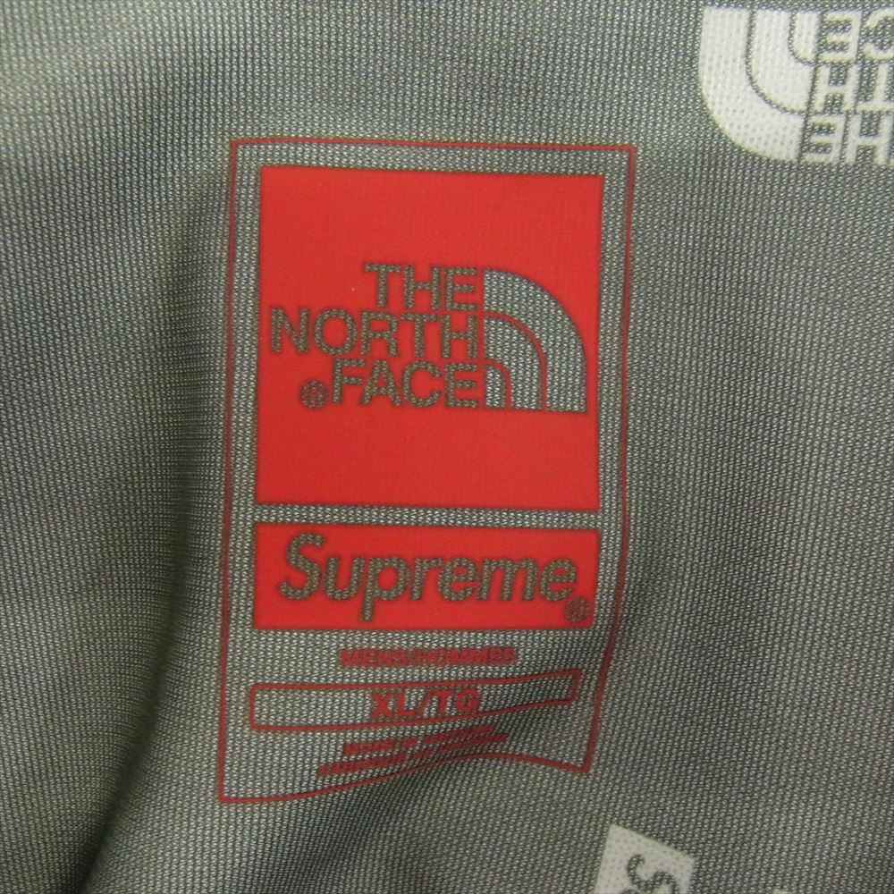 Supreme シュプリーム 23SS NP02301I × THE NORTH FACE Trompe Loeil Printed Taped Seam Shell Jacket ザノースフェイス トロンプ シーム マウンテンパーカー ジャケット ブラック系 XL【中古】