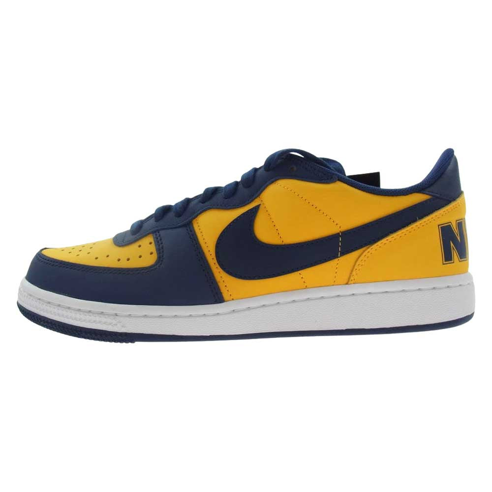 NIKE ナイキ FJ4206-700 Terminator Low University Gold and Navy Michigan ターミネーター ロー ローカット スニーカー ネイビー系 イエロー系 27.0cm【極上美品】【中古】