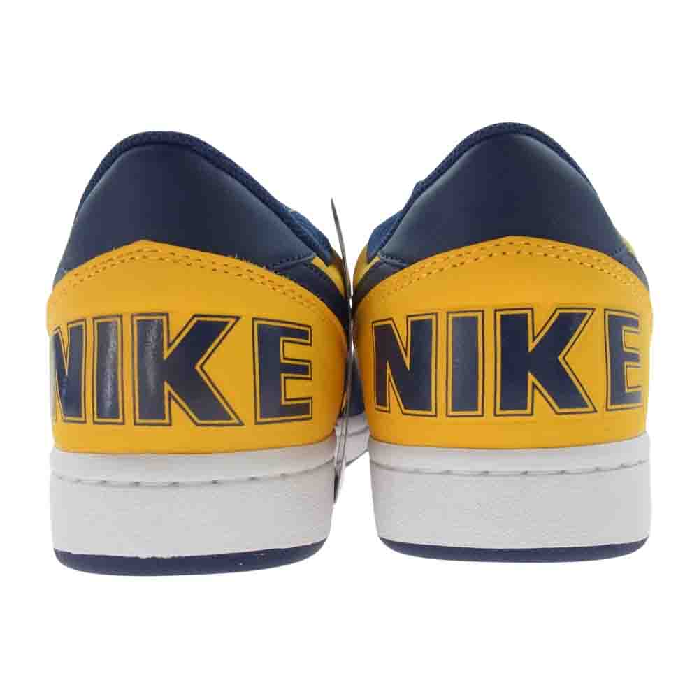 NIKE ナイキ FJ4206-700 Terminator Low University Gold and Navy Michigan ターミネーター ロー ローカット スニーカー ネイビー系 イエロー系 27.0cm【極上美品】【中古】