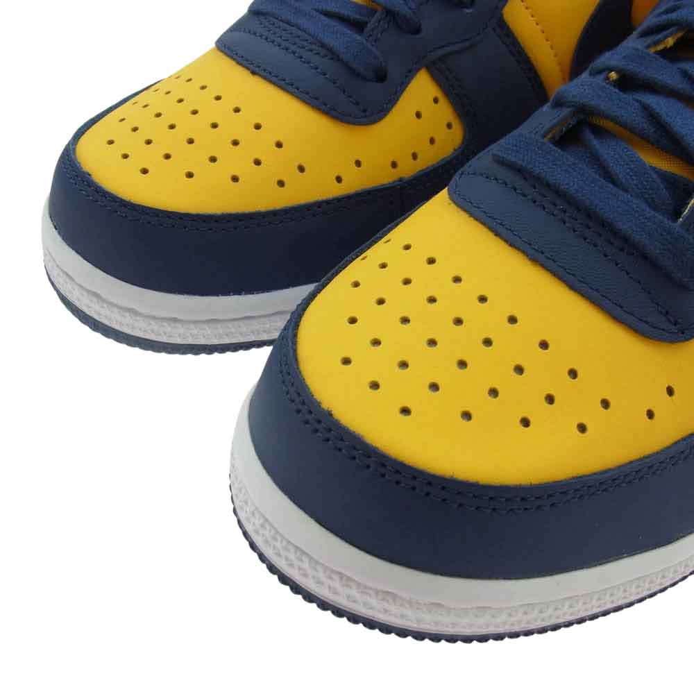 NIKE ナイキ FJ4206-700 Terminator Low University Gold and Navy Michigan ターミネーター ロー ローカット スニーカー ネイビー系 イエロー系 27.0cm【極上美品】【中古】