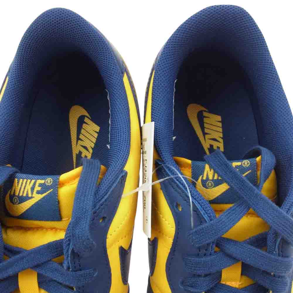 NIKE ナイキ FJ4206-700 Terminator Low University Gold and Navy Michigan ターミネーター ロー ローカット スニーカー ネイビー系 イエロー系 27.0cm【極上美品】【中古】